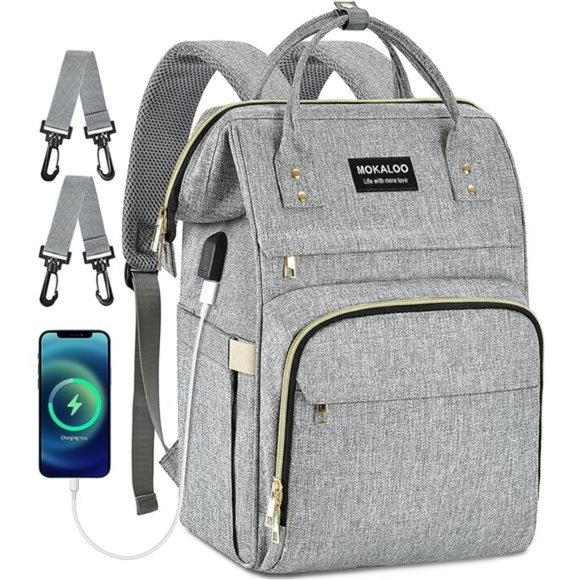 Diaper Bag Backpack, Large Baby Bag,Multi-functional Travel Back Pack,Anti-Water - Picture 1 of 6